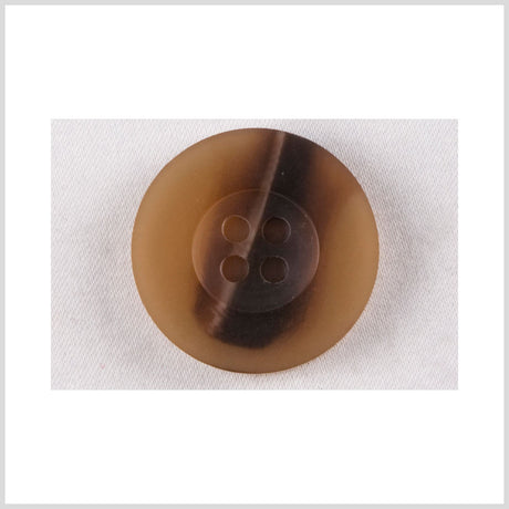 Tortoise Plastic Button - 28L/18mm