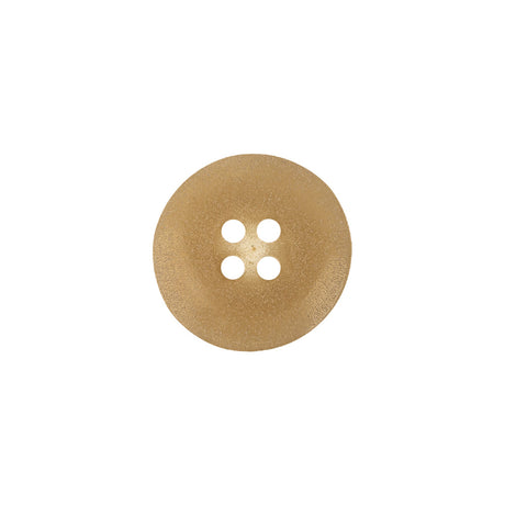 Horn 4-Hole Blazer Button - 24L/15mm - Beige Narrow Rim