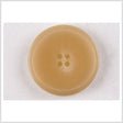 Horn 4-Hole Blazer Button - 44L/28mm - Beige Narrow Rim