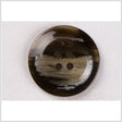 Plastic 4-Hole Button - 36L/23mm - Coffee Brown and Cream Striations