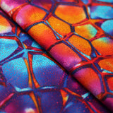 Kaleidoscope Nylon Spandex Fabric - Multicolor Ethnic Kaleidoscope Print, 58/60" Width (1 Yard)
