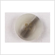 Plastic 4-Hole Button - 28L/18mm - Off White and Gray Brown Streaked Wide Rim