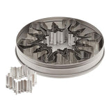 Ateco 5-Piece Stainless Steel Snowflake Cutter Set 4843