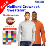 JERZEES® NuBlend Crewneck Long Sleeve Sweatshirt