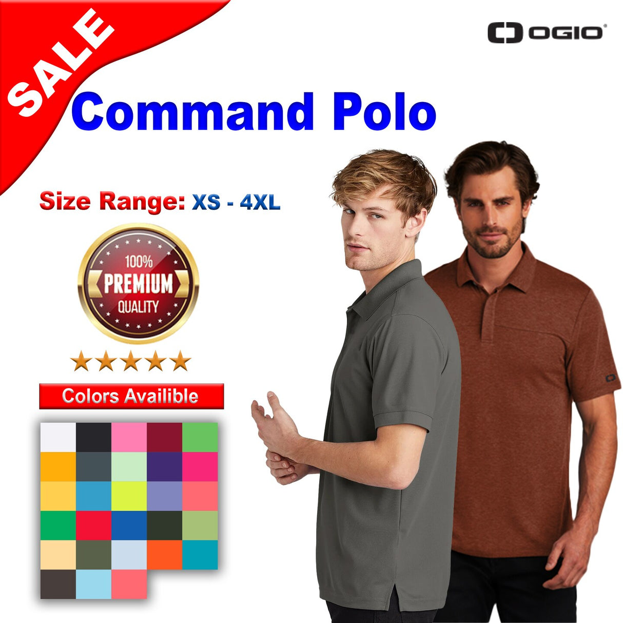 OGIO® Command Polo