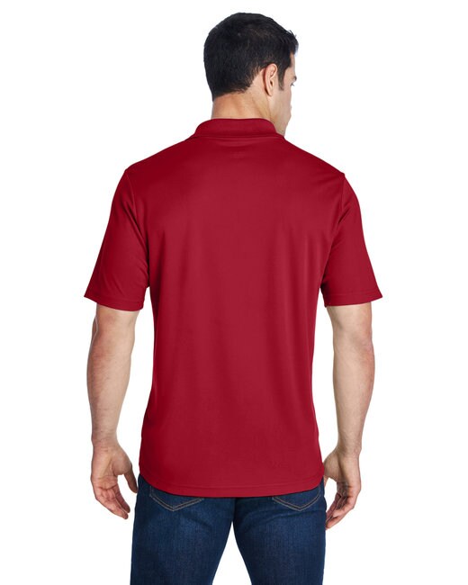 CORE365®Men's Origin Performance Piqué Polo Shirt – Moisture-Wicking, UV Protection, Anti-Microbial, 100% Polyester