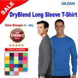 Gildan® DryBlend Crewneck Long Sleeve T-Shirt