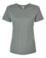 BELLA + CANVAS® Women’s Relaxed Fit Heather CVC Crewneck Short Sleeve T-Shirt