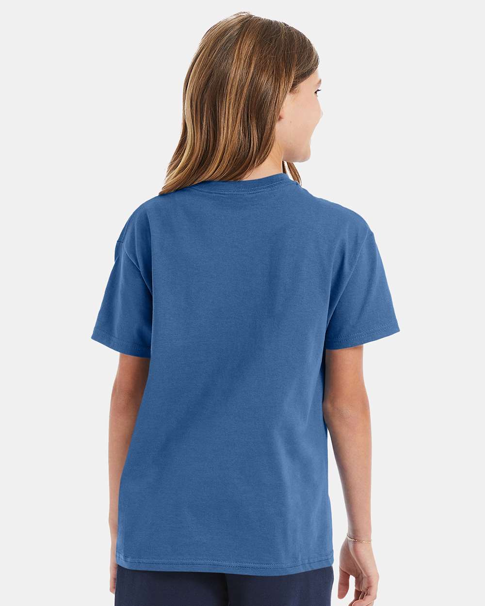 Hanes® Authentic Youth Short Sleeve Crew-Neck T-Shirt
