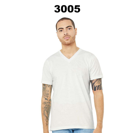 BELLA + CANVAS® V Neck Short Sleeve Jersey T-Shirt