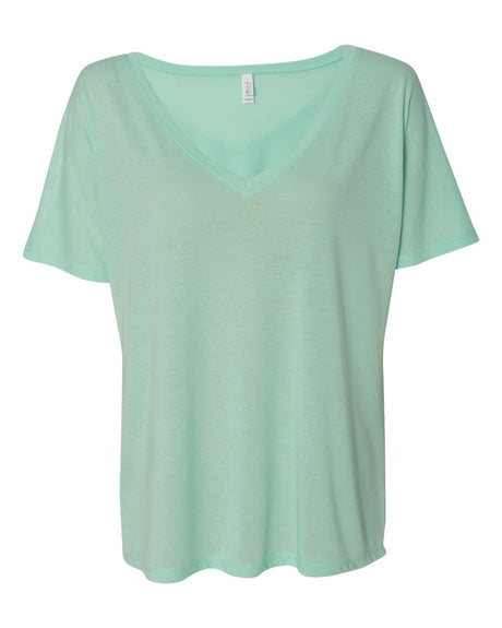 BELLA + CANVAS® Women’s Slouchy Short Sleeve V-Neck Tee