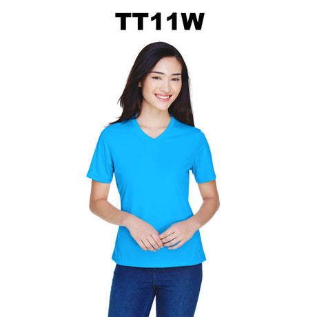 Team 365® Ladies Zone Performance V-Neck Short Sleeve T-Shirt