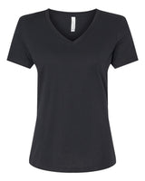 BELLA + CANVAS® Women's Relaxed Heather CVC V-Neck Short Sleeve T-Shirt - 6405CVC