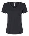 BELLA + CANVAS® Women's Relaxed Heather CVC V-Neck Short Sleeve T-Shirt - 6405CVC