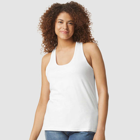 Gildan Women's CVC Racerback Tank Top | Softstyle Tee