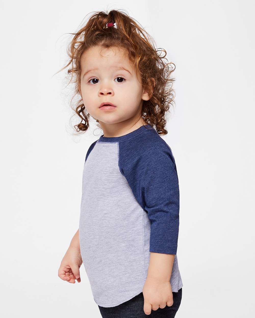 RADYAN® Comfortable Toddler Baseball 3/4 Sleeve Tee - 3330