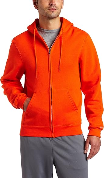 USA-made full zip hooded sweatshirt