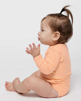 RADYAN® Infant Fine Jersey Long Sleeve Bodysuit