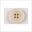 Plastic 4-Hole Button - 36L/23mm - Light Beige and Ivory Textured Gradient