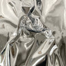 1 Yard Chrome Reflective Mirror Vinyl Fabric For Handbags Upholstery Crafts 54 Inch Width