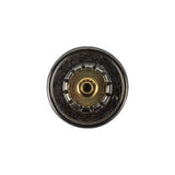 Silver Metal One Piece Snap-In Coat Button - 32L/20mm