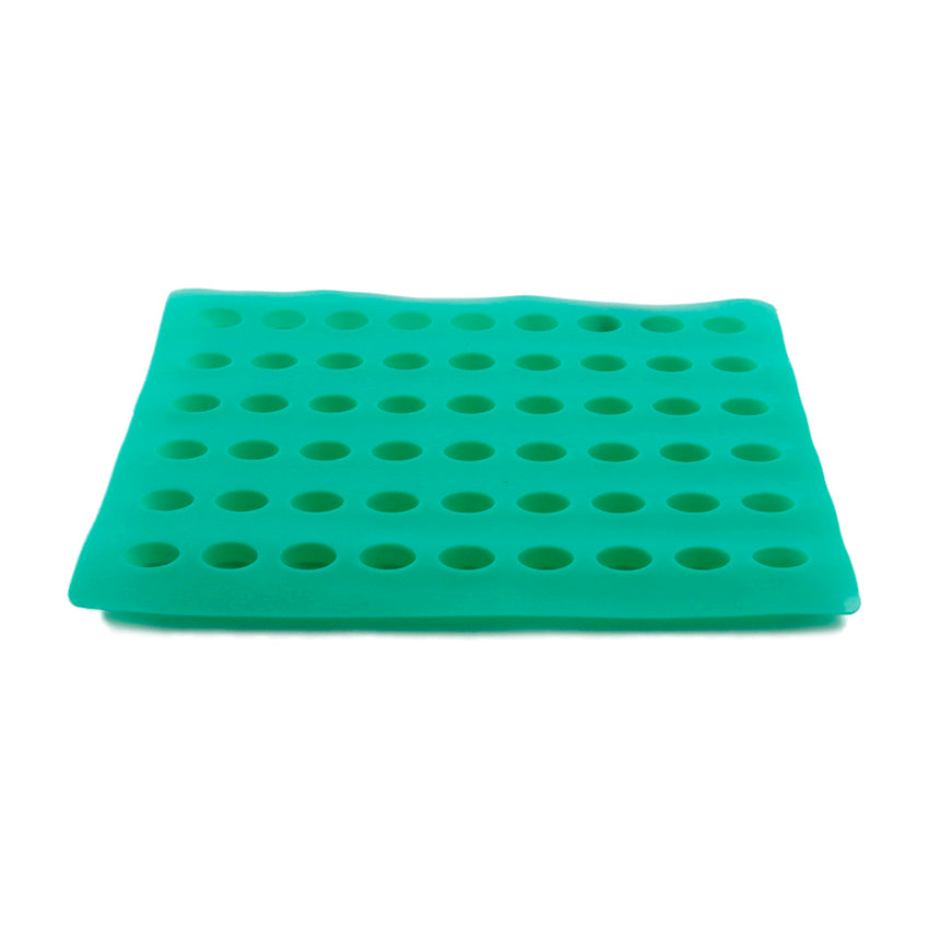 O'Creme Silicone Truffle Mold, Oval, 54 Cavities