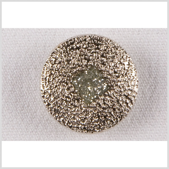 Silver Tactile Shank-Back Metal Coat Button - 36L/23mm