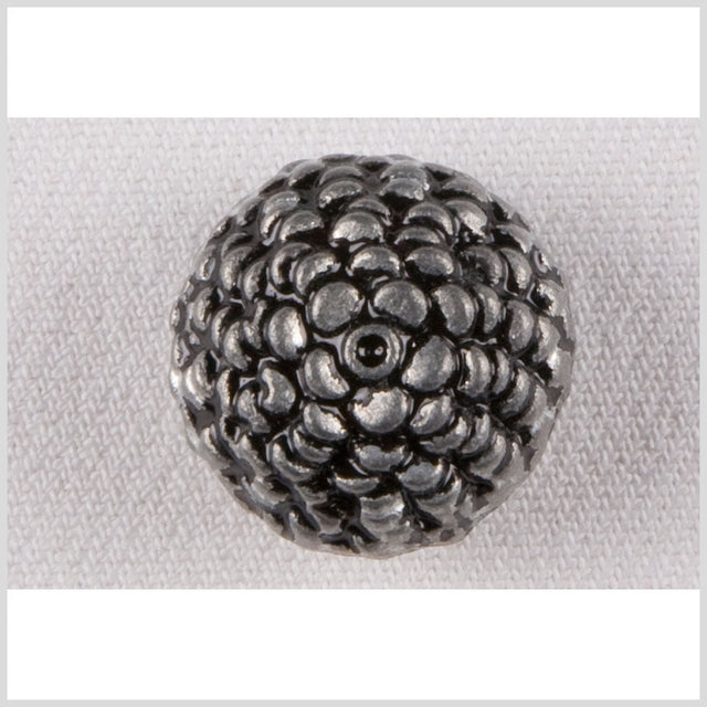 Silver Metal Coat Button - 32L/20mm