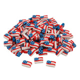 3/4" x 1/2" Bulk 144 Pc. Mini Patriotic USA Flag Rubber Erasers