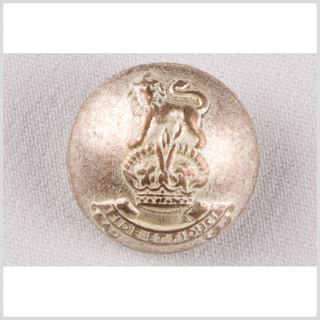Silver Metal Coat Button - 44L/28mm