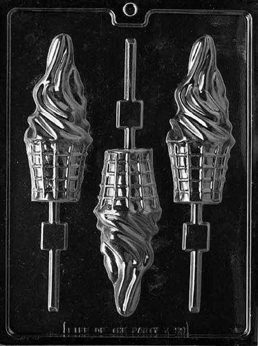 Ice Cream Cone Lolly Chocolate Mold