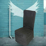 10 Pieces Black Polyester Dust Covers for Chiavari Chairs Protective Storage Solution