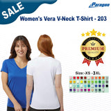 Paragon® Women's Vera V-Neck Short Sleeve T-Shirt