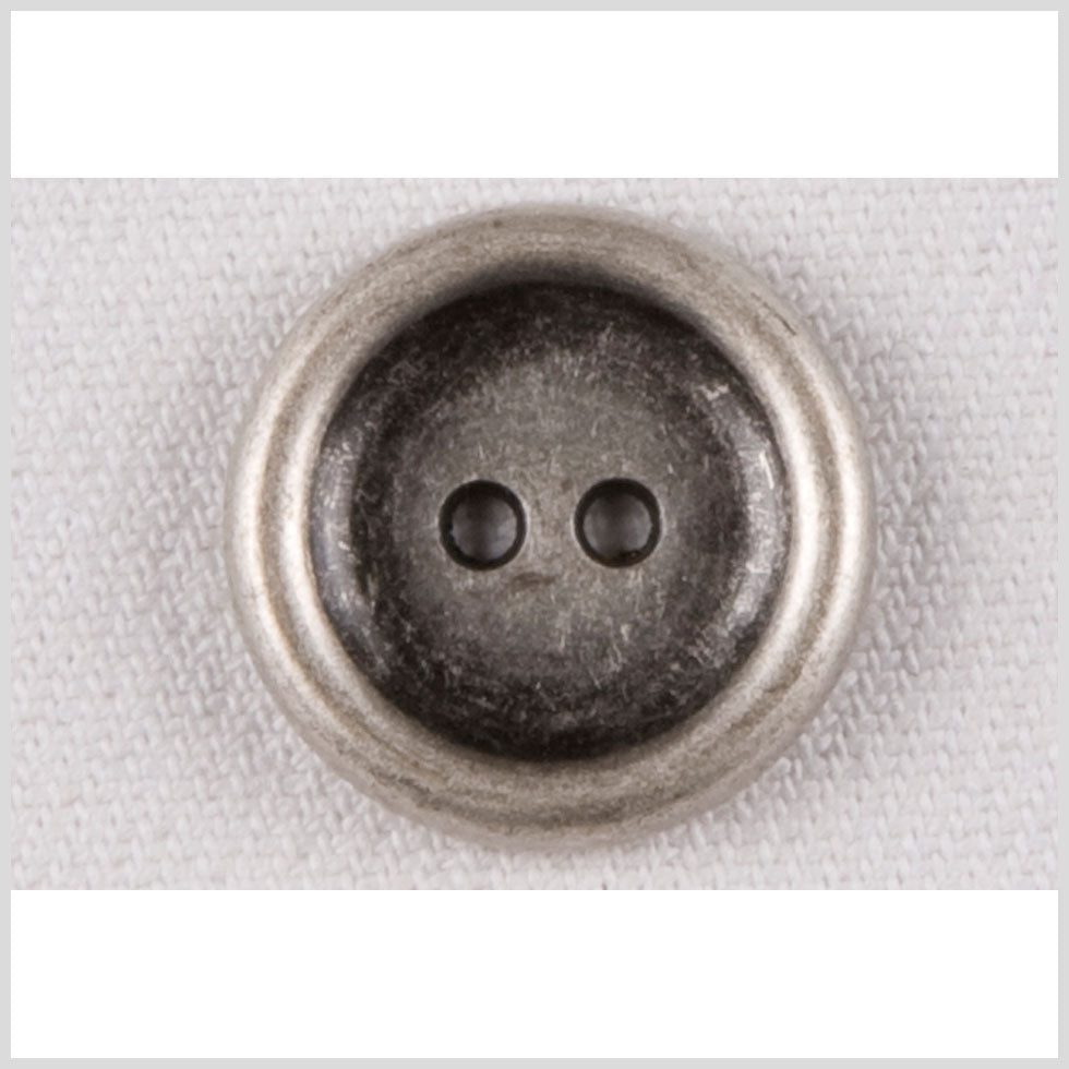 Silver Metal Coat Button - 20L/12.5mm