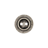 Silver Metal Coat Button - 24L/15mm