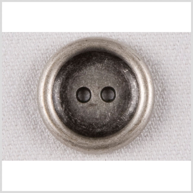 Silver Metal Coat Button - 32L/20mm