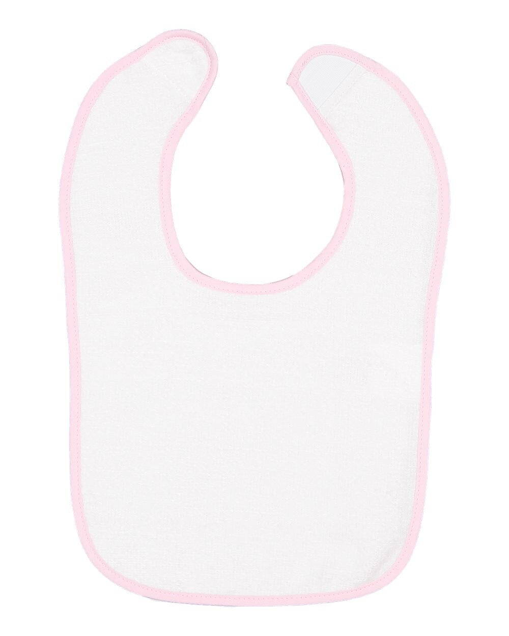 RADYAN® Contrast Trim Terry Bibs for Infants - 1003