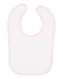 RADYAN® Contrast Trim Terry Bibs for Infants