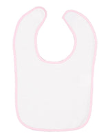 RADYAN® Contrast Trim Terry Bibs for Infants - 1003