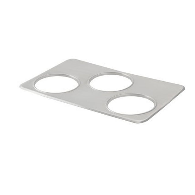 Nemco Adapter Plate for 4/3-Size Warmer, 3 Holes, Each for 7-Qt. Inset
