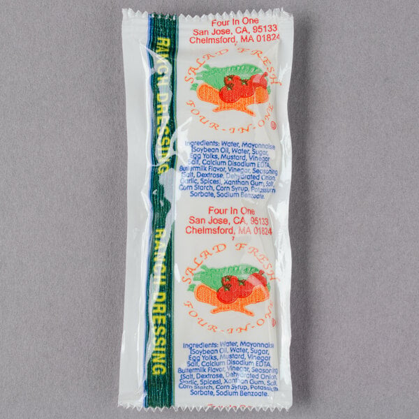 Ranch Dressing 12 Gram Portion Packets - 200/Case