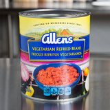 #10 Can Vegetarian Refried Beans - 6/Case