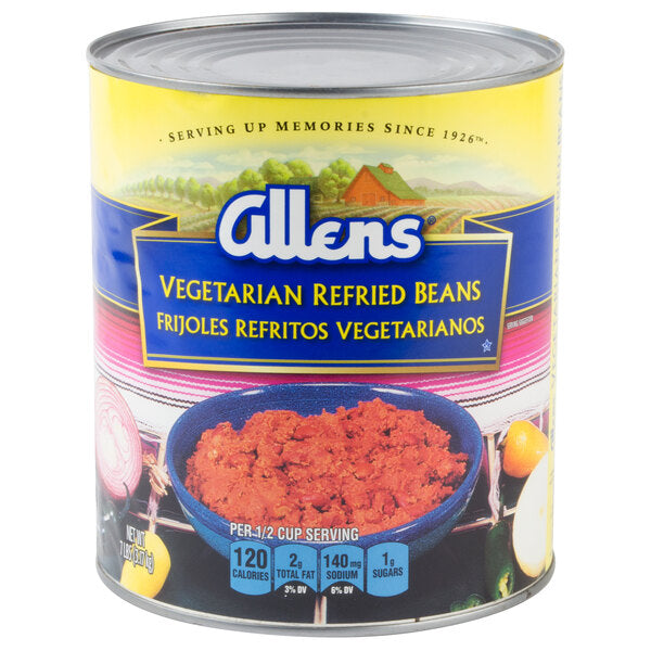 #10 Can Vegetarian Refried Beans - 6/Case