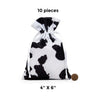 Stylish Animal Print Faux Fur Bags 4" x 6"