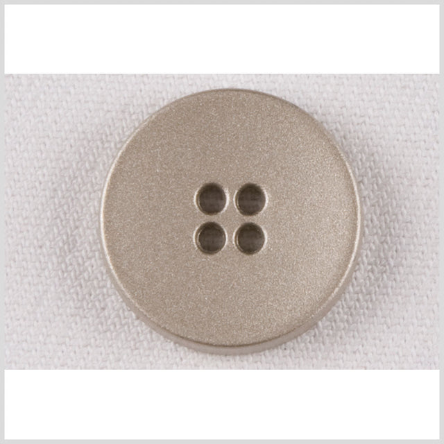 Silver Metal Coat Button - 36L/23mm