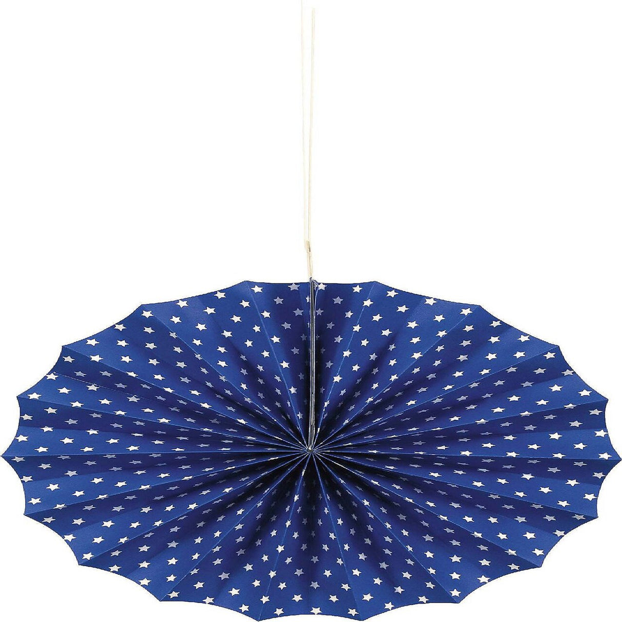 Red White & Blue Patriotic Assorted Paper Fan Decorations 3ct