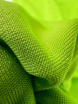 Polyester Elastane Knitted Sportswear Fabric Green