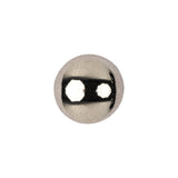Silver Metal Coat Button - 24L/15mm