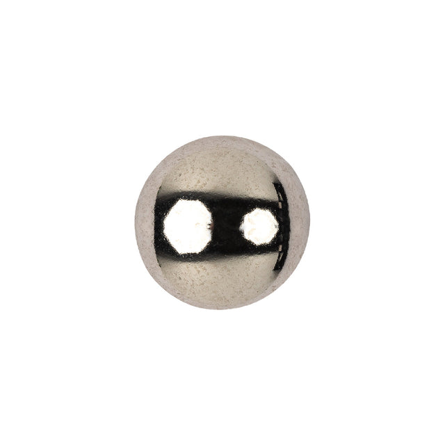 Silver Metal Coat Button - 24L/15mm