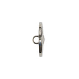 Silver Metal Coat Button - 32L/20mm